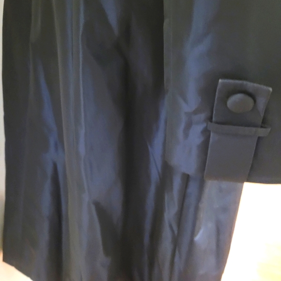 Pink Tartan Iridescent Rain Trench Coat - Size 6 - Picture 3 of 9